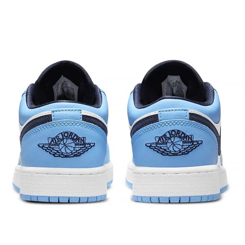 Air Jordan 1 Low UNC University Blue GS Crepslocker Back 80780aa7 1a75 4d41 8321 a07e826957c8