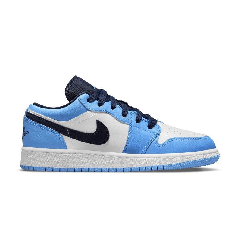 Air Jordan 1 Low UNC University Blue GS Crepslocker Front 29cd9cc9 4304 49f9 9c6d e376ad3d50d0