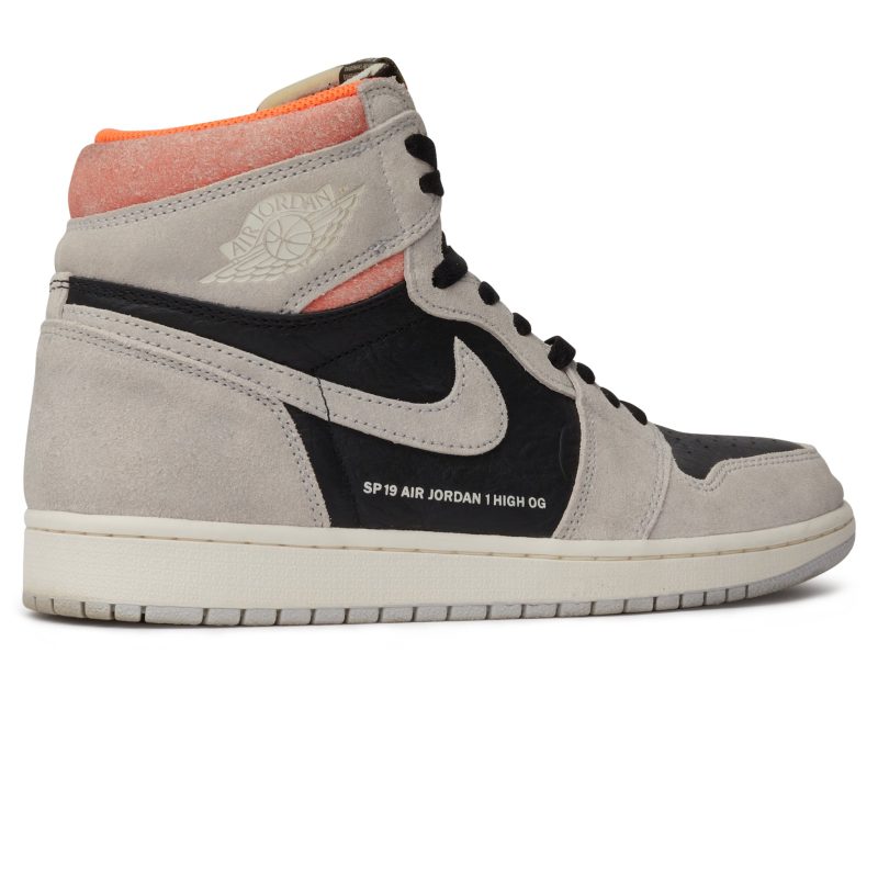 Air Jordan 1 Retro High Neutral Grey Hyper Crimson Crepslocker Back Side