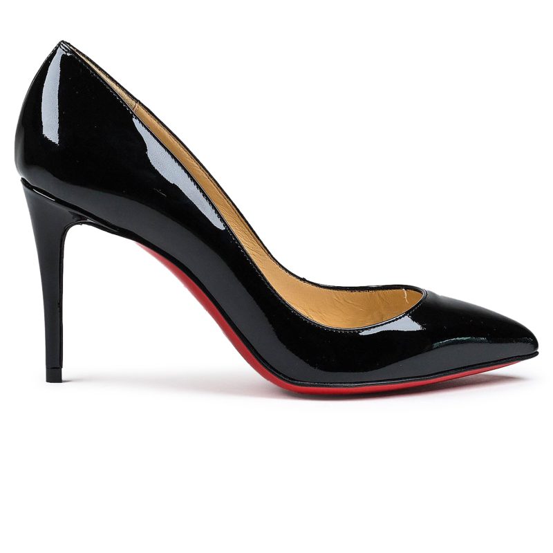 Christian Louboutin Pigalle Follies Patent Black 85 Heel 1