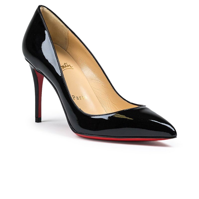 Christian Louboutin Pigalle Follies Patent Black 85 Heel 2