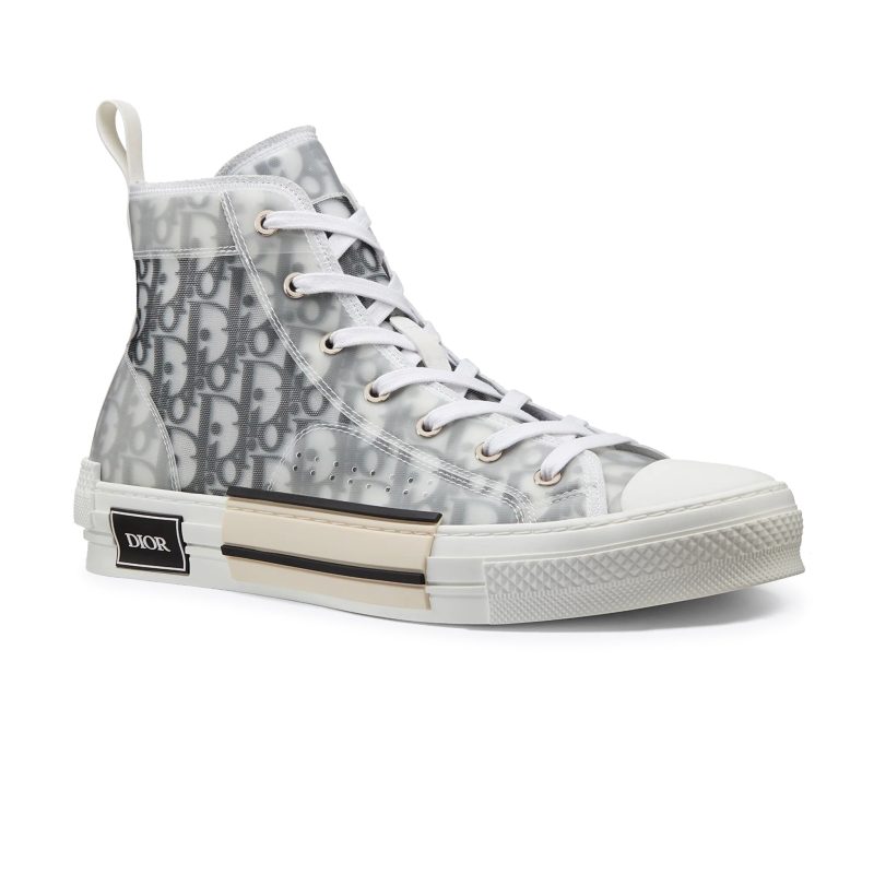 Dior B23 Dior Oblique High White Sneaker Crepslocker Front