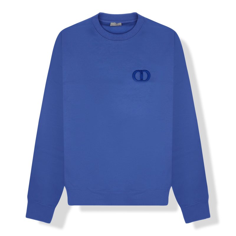 Dior CD Icon Blue Sweatshirt Crepslocker Front