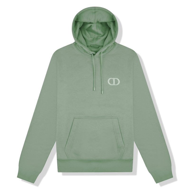 Dior CD Icon Light Green Hoodie Crepslocker Front e4787d65 8a81 4464 a49f 98de79f60f2a