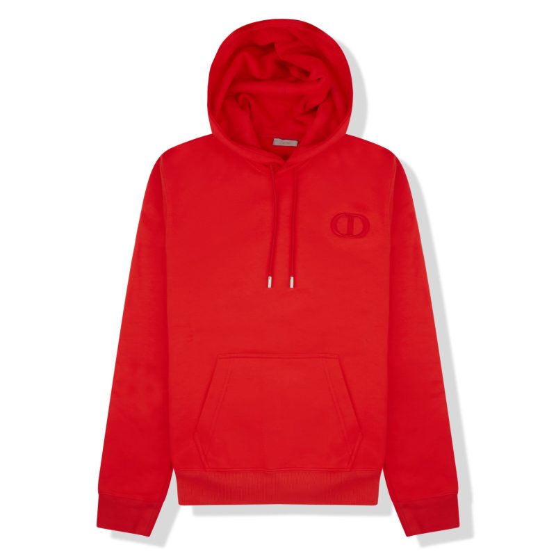 Dior CD Icon Red Hoodie Crepslocker Front