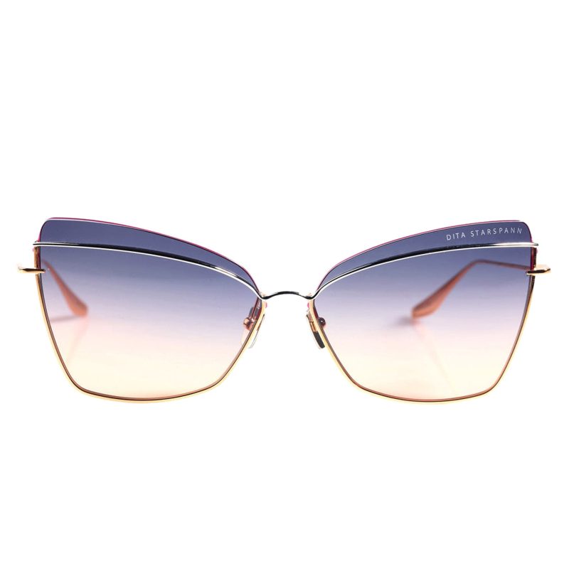 Dita Eyewear Starspann Rose Gold Sunglasses Crepslocker front