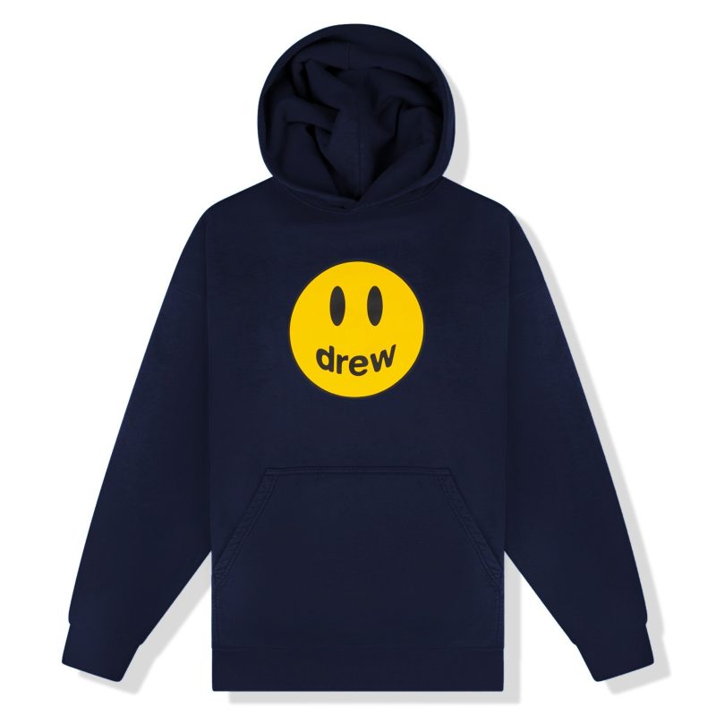 Drew House Mascot Hoodie Dark Navy Crepslocker Front