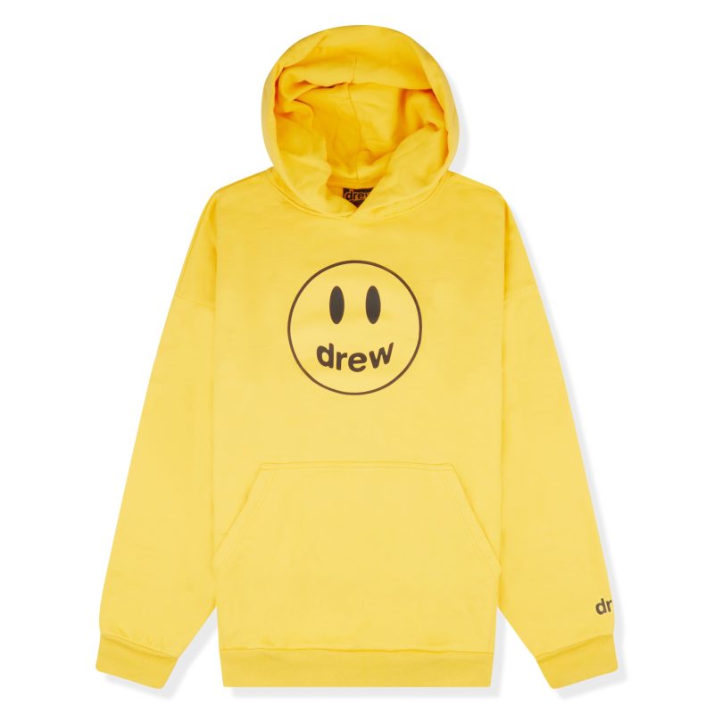 Drew House Mascot Hoodie Golden Yellow Crepslocker Front