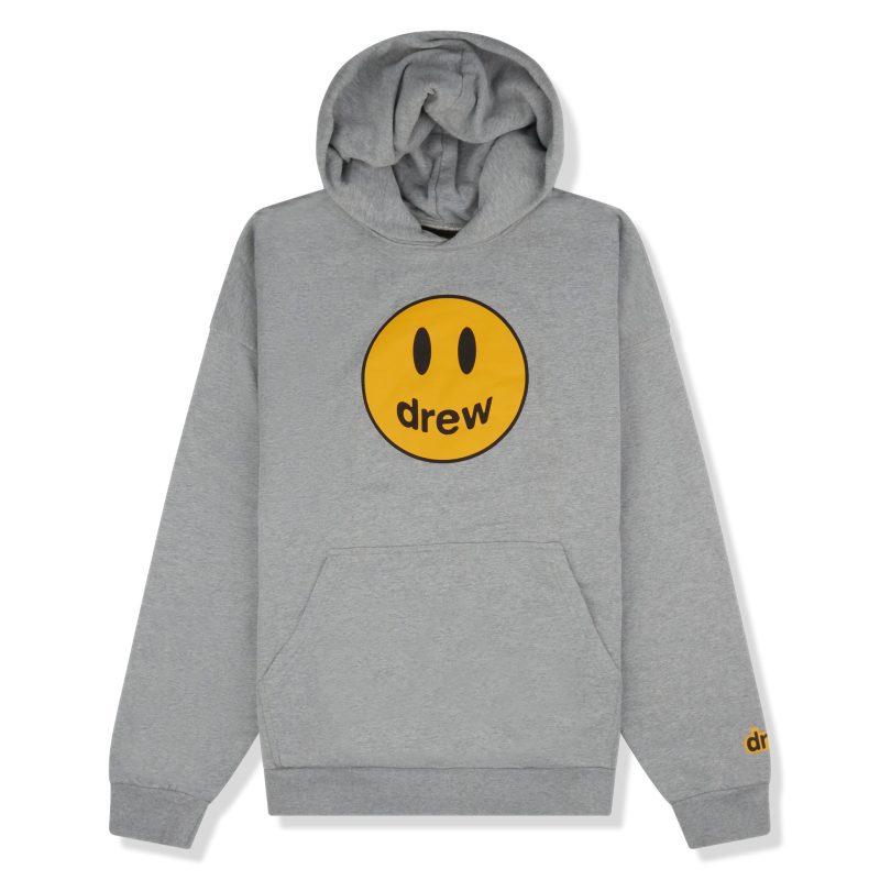 Drew House Mascot Hoodie Heather Grey Crepslocker Front