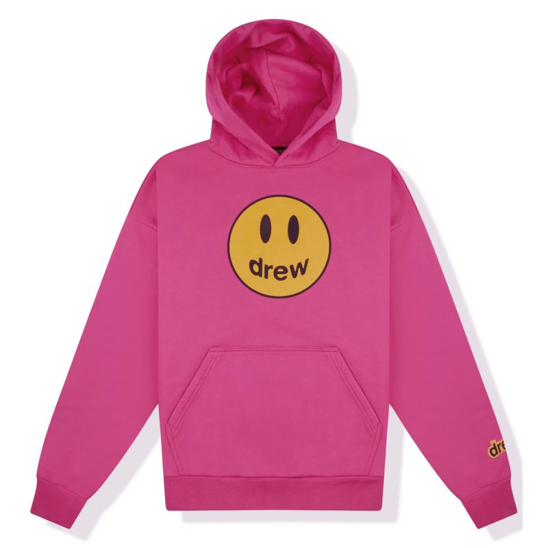 Drew House Mascot Hoodie Magenta Crepslocker Front 8ec58f4a 75aa 4f8d b32a d85a7ff6b1fe