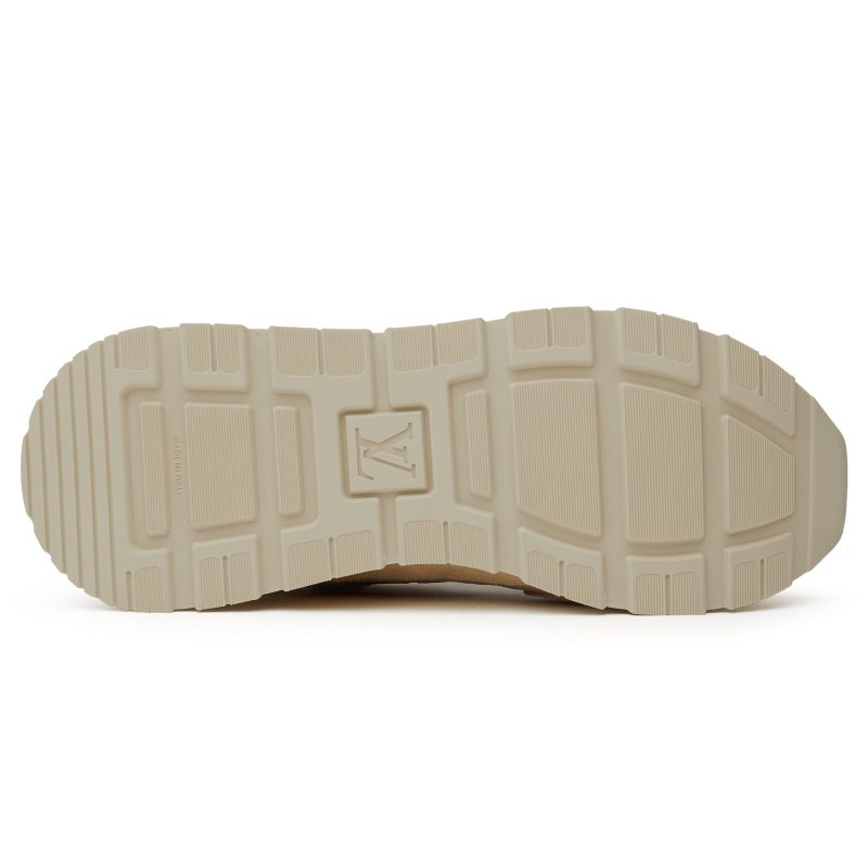 Louis Vuitton LV Run Away Beige Sneaker Crepslocker Sole