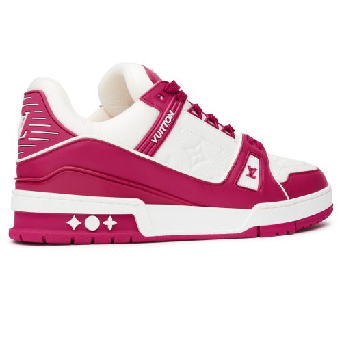 Louis Vuitton LV Trainer Fuchsia Sneaker Crepslocker Back