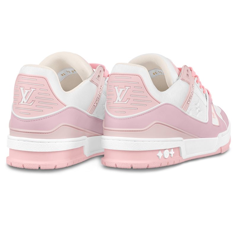 Louis Vuitton LV Trainer Rose Sneaker Crepslocker Back Side