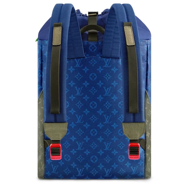 Louis Vuitton Monogram Pacific Outdoor Blue Backpack Crepslocker Back