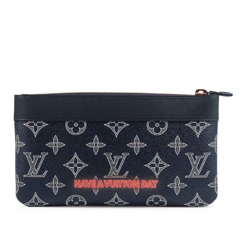 Louis Vuitton Monogram Upside Down Ink Pochette Apollo PM Front 1