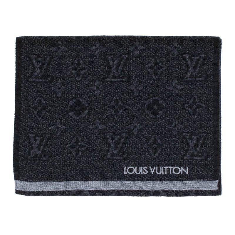 Louis Vuitton My Monogram Eclipse Scarf Black wide