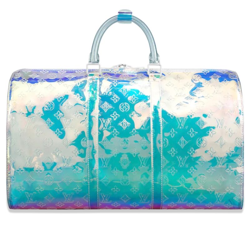 Louis Vuitton Prism Hologram Keepall 50 Crepslocker Front 2