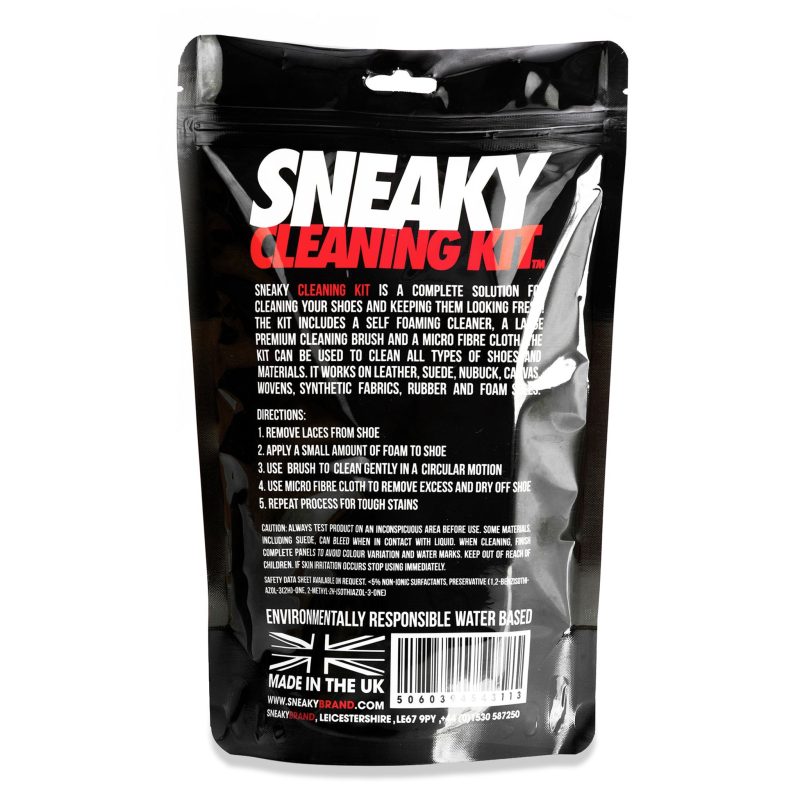 Sneaky Cleaning Kit Shoe And Trainer Cleaning Kit Crepslocker Back