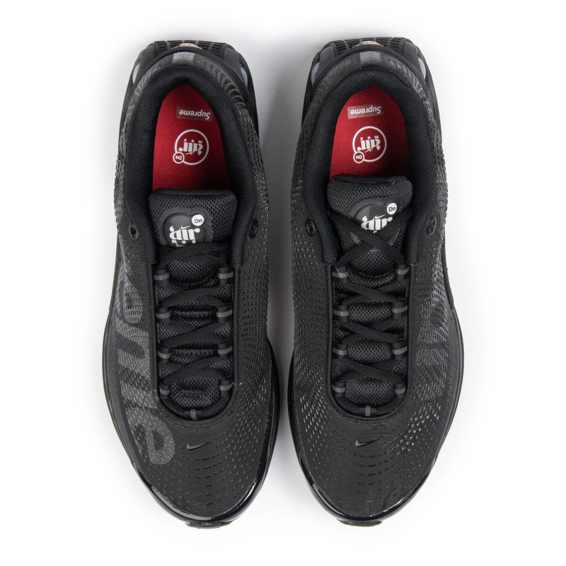 Supreme x Nike Air Max DN Black FZ4044 001 top down