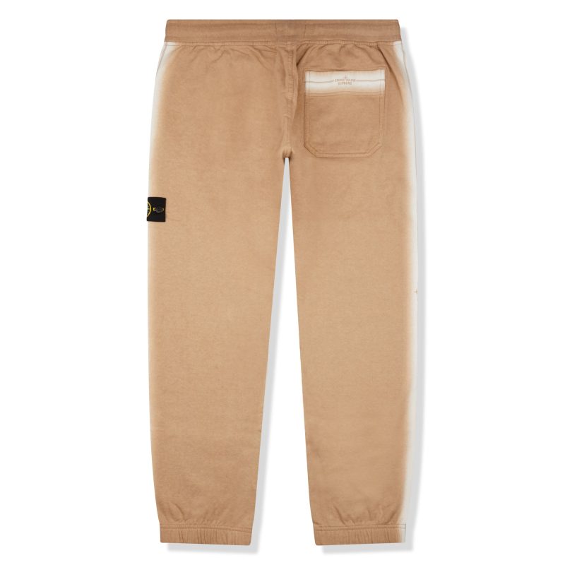 Supreme x Stone island Stripe Tan Sweatpants Crepslocker Back