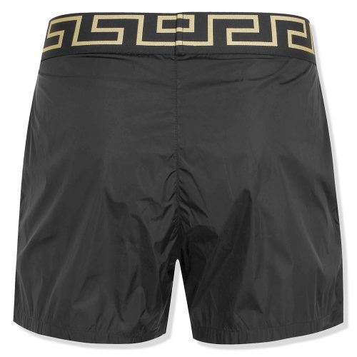 Versace Logo Swimming Shorts Black Crepslocker back