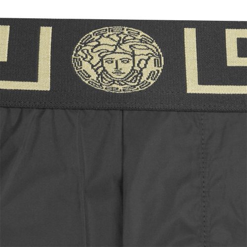 Versace Logo Swimming Shorts Black Crepslocker logo