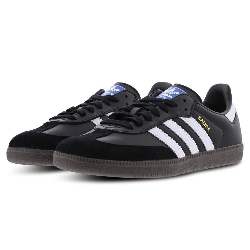 adidas samba og black white gum b75807 crepslocker front side