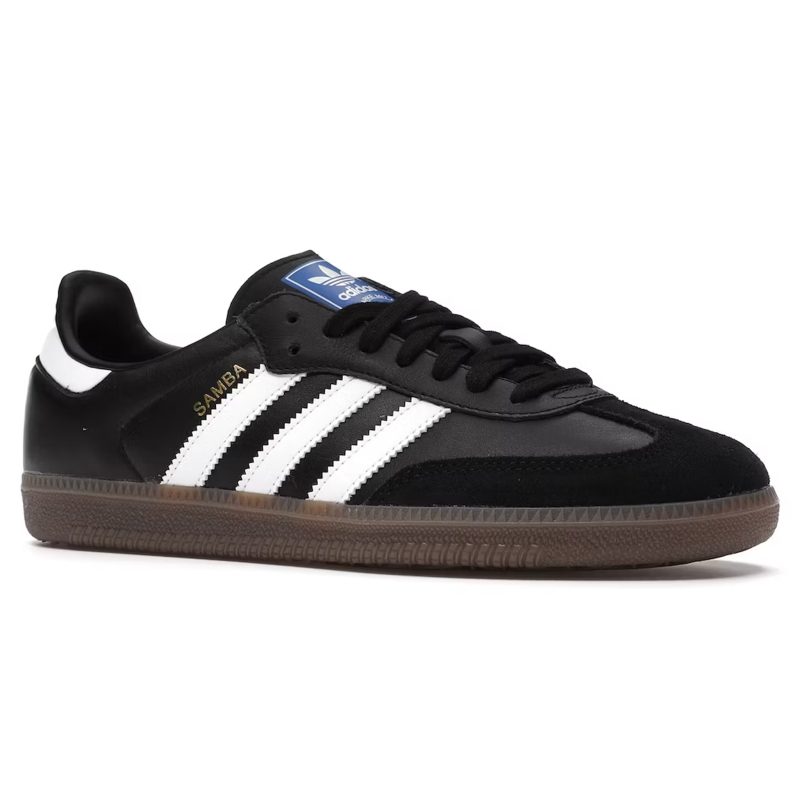 adidas samba og black white gum b75807 crepslocker ront