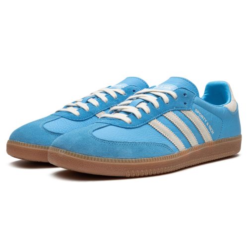 adidas samba og sporty rich blue rush ie6975 crepslocker front