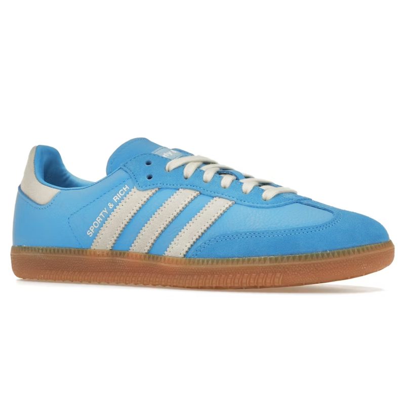 adidas samba og sporty rich blue rush ie6975 crepslocker front side