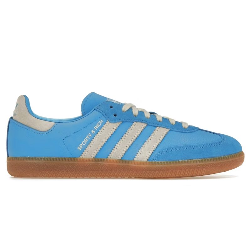 adidas samba og sporty rich blue rush ie6975 crepslocker side