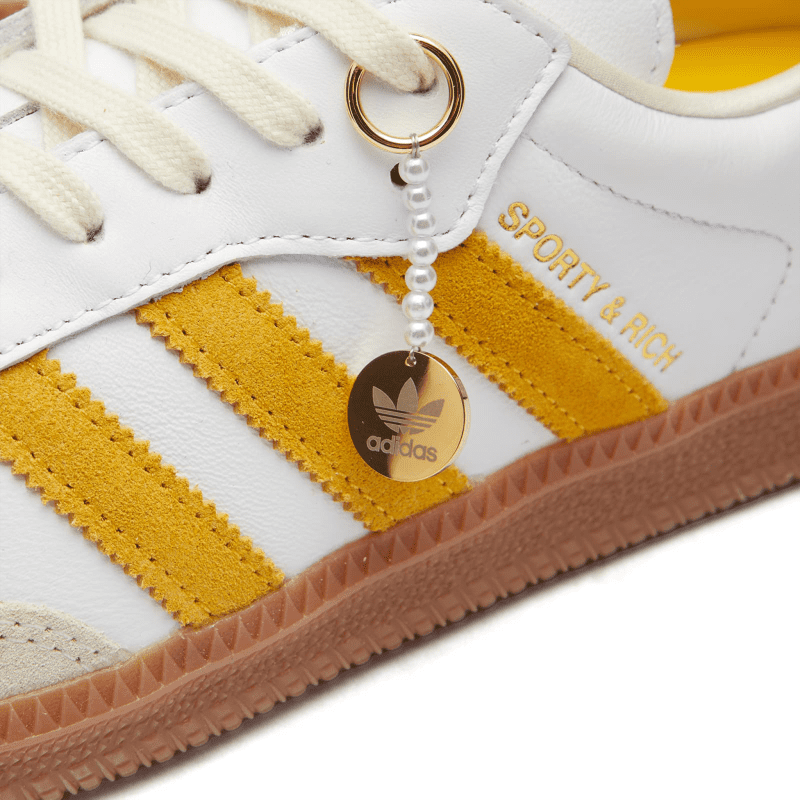 adidas samba og sporty rich white bold gold if5661 detail