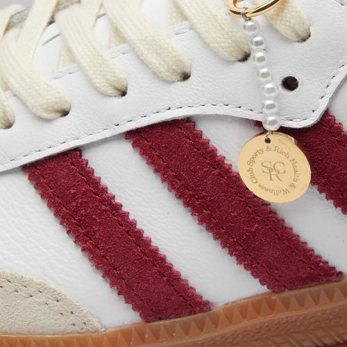 adidas samba sporty rich white collegiate burgundy if5660 detail