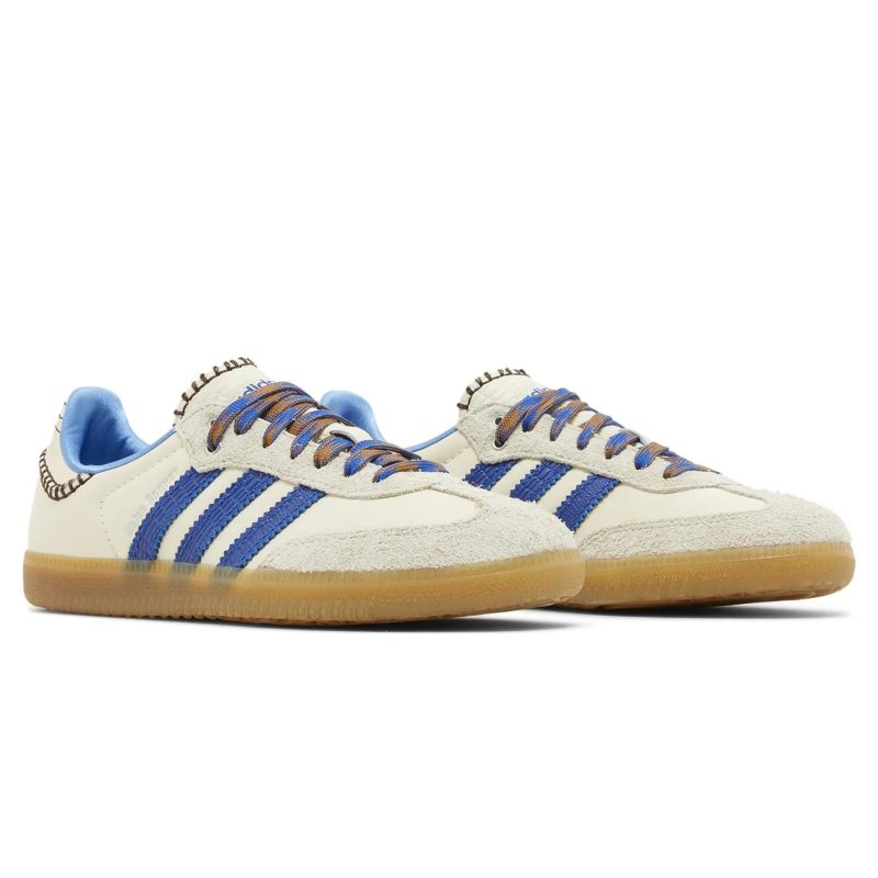 adidas samba wales bonner nylon wonder clay royal blue ih3261 front side