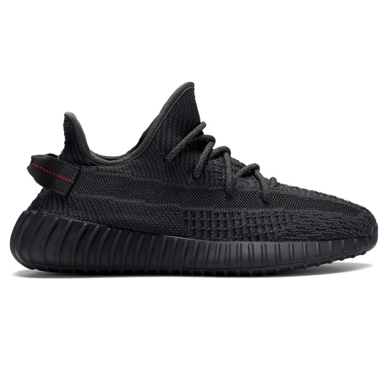 adidas yeezy boost 350 v2 static black non reflective fu9006 side