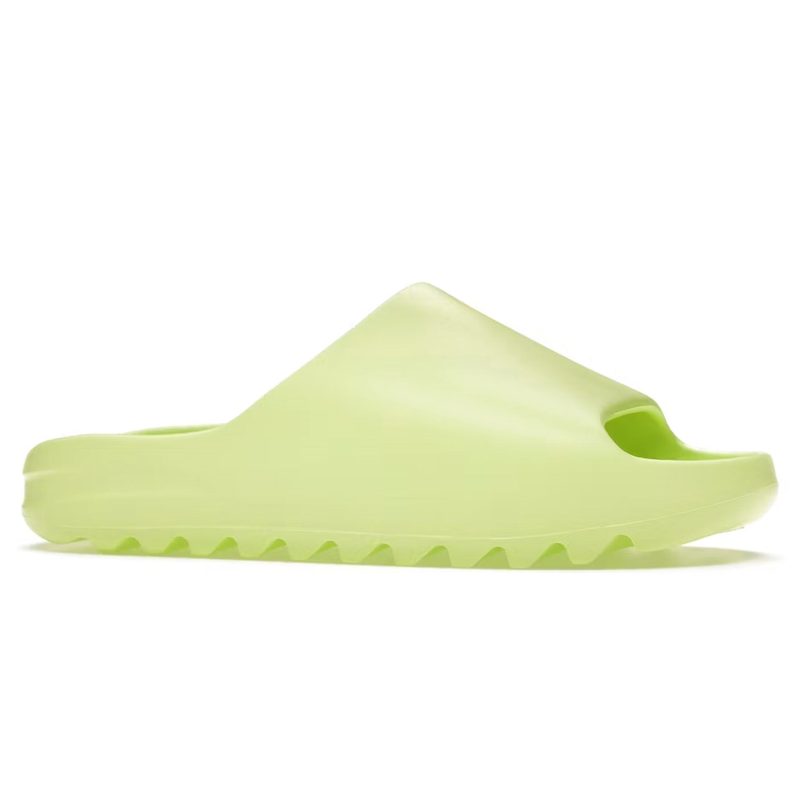 adidas yeezy slide glow green gx6138 front