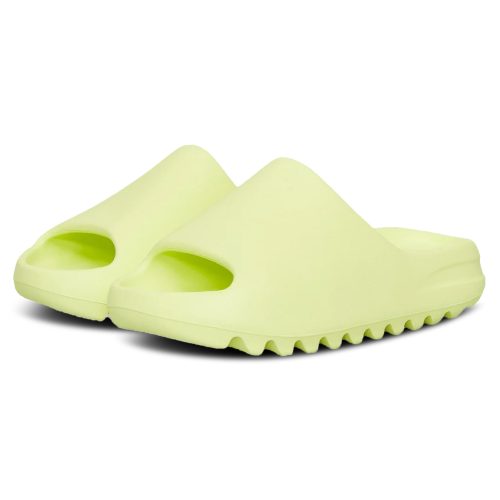 adidas yeezy slide glow green gx6138 front side