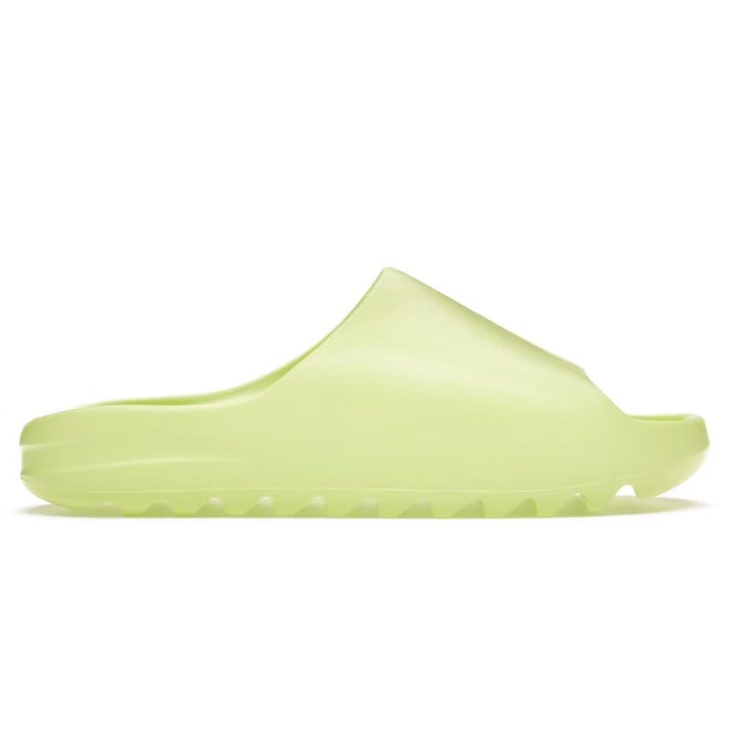 adidas yeezy slide glow green gx6138 side