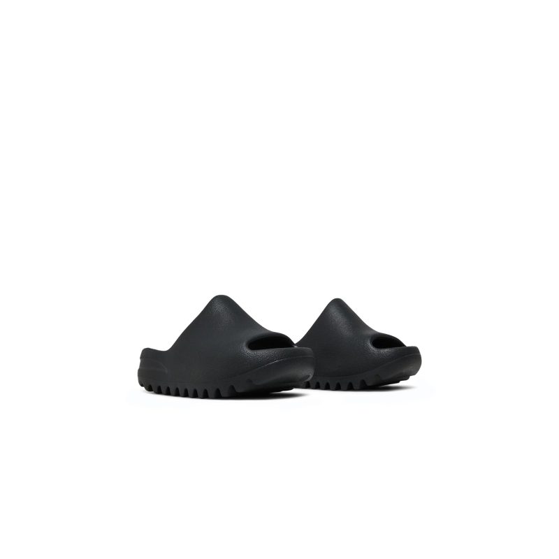 adidas yeezy slide kids onyx hq4115 front side