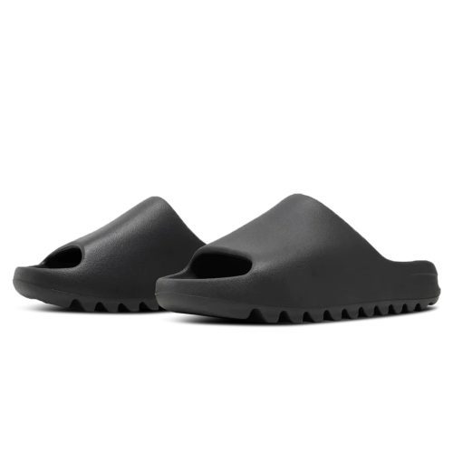 adidas yeezy slide onyx hq6448 front side