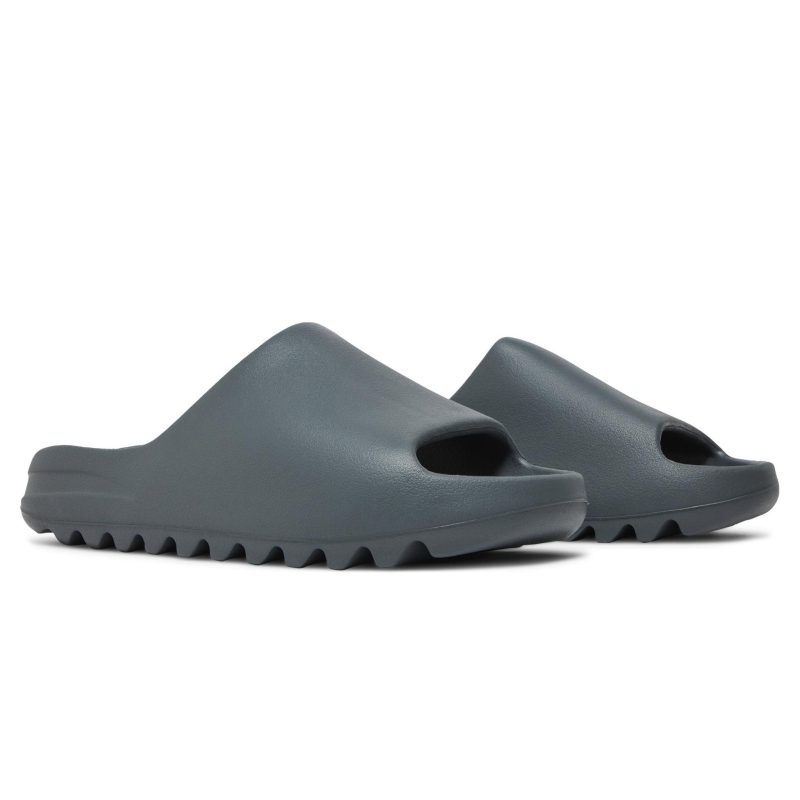 adidas yeezy slide slate grey id2350 front side