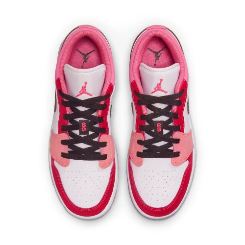 air jordan 1 low pink red gs 553560 162 top