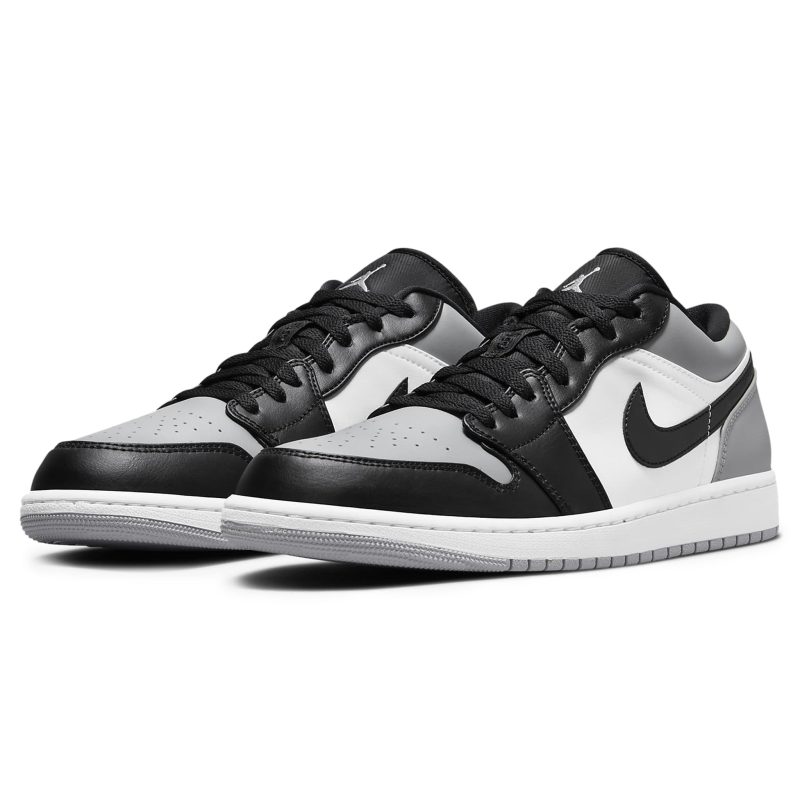 air jordan 1 low shadow toe 553558 052 front side