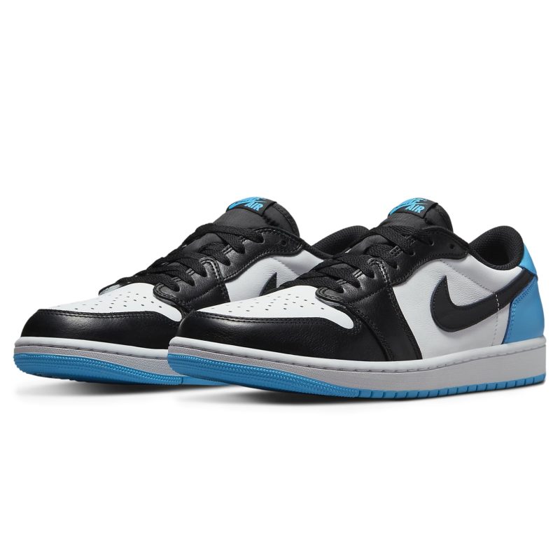 air jordan 1 low vintage og black dark powder blue cz0790 104 front side