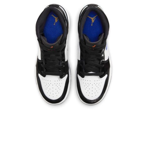 air jordan 1 mid black racer blue gs 554725 084 top