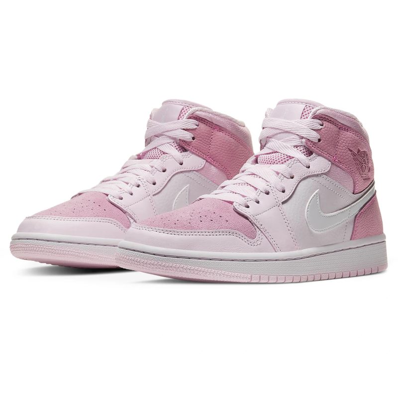 air jordan 1 mid digital pink w cw5379 600 front side