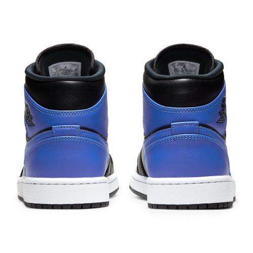 air jordan 1 mid hyper royal 554724 077 heel