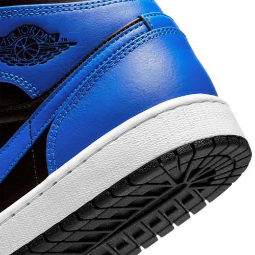 air jordan 1 mid hyper royal 554724 077 wings logo