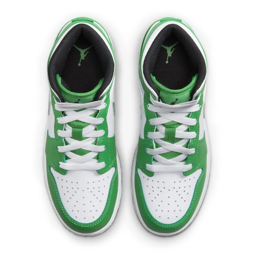 air jordan 1 mid lucky green gs dq8423 301 top