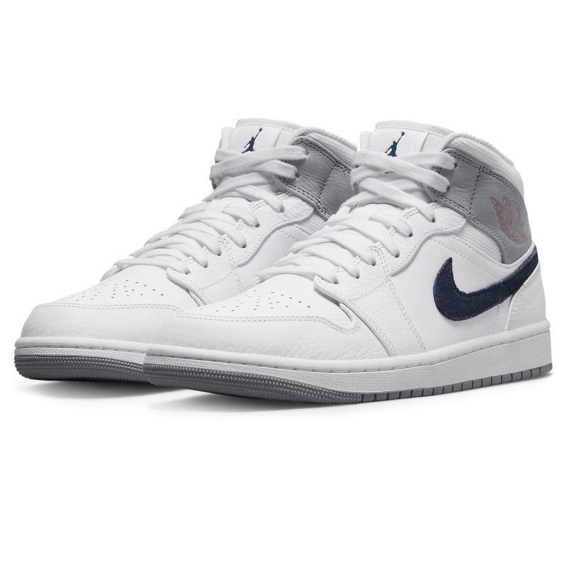 air jordan 1 mid paris white dr8038 100 front side